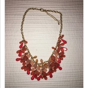 Chunky orange statement necklace 🍊